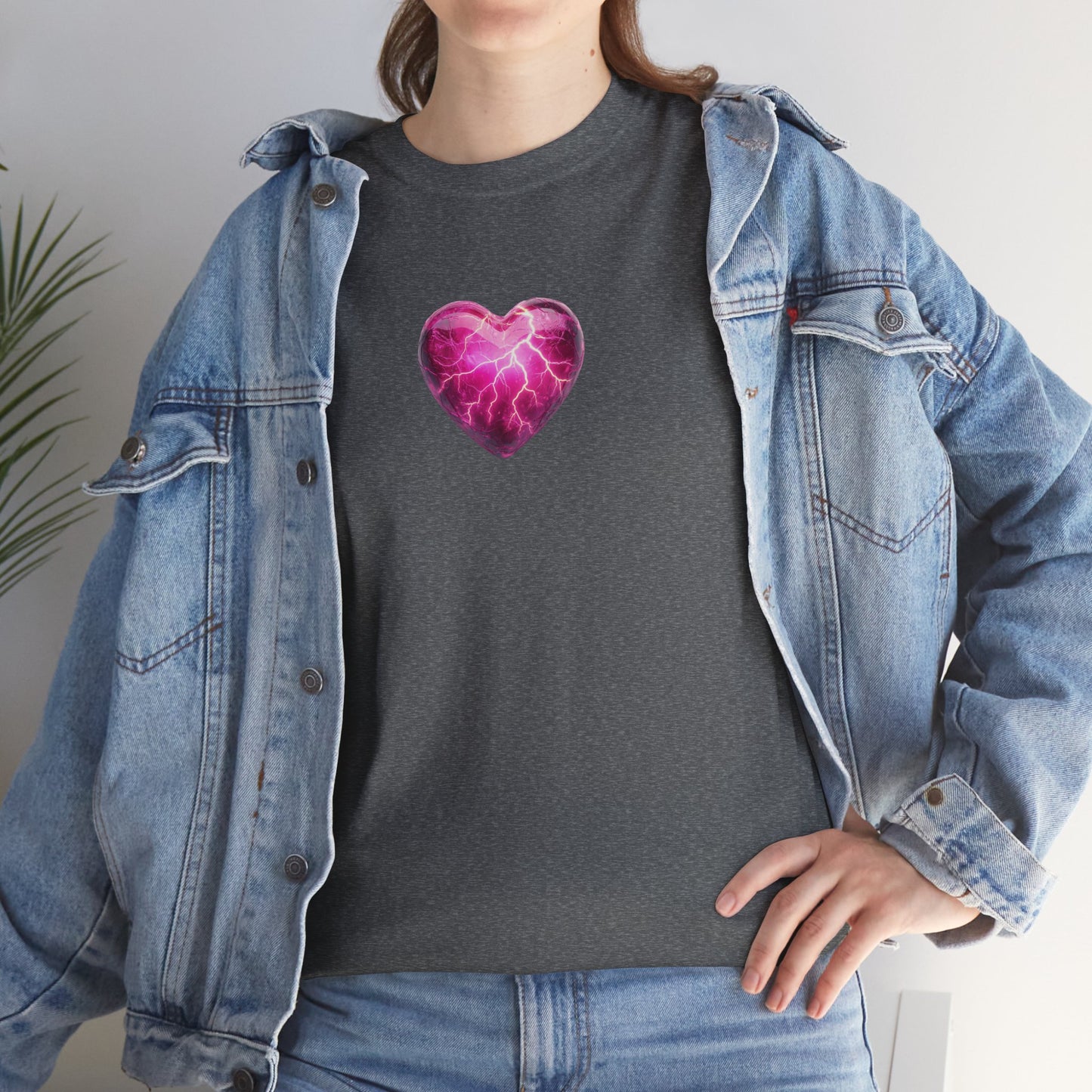 Lightning Heart T Shirt