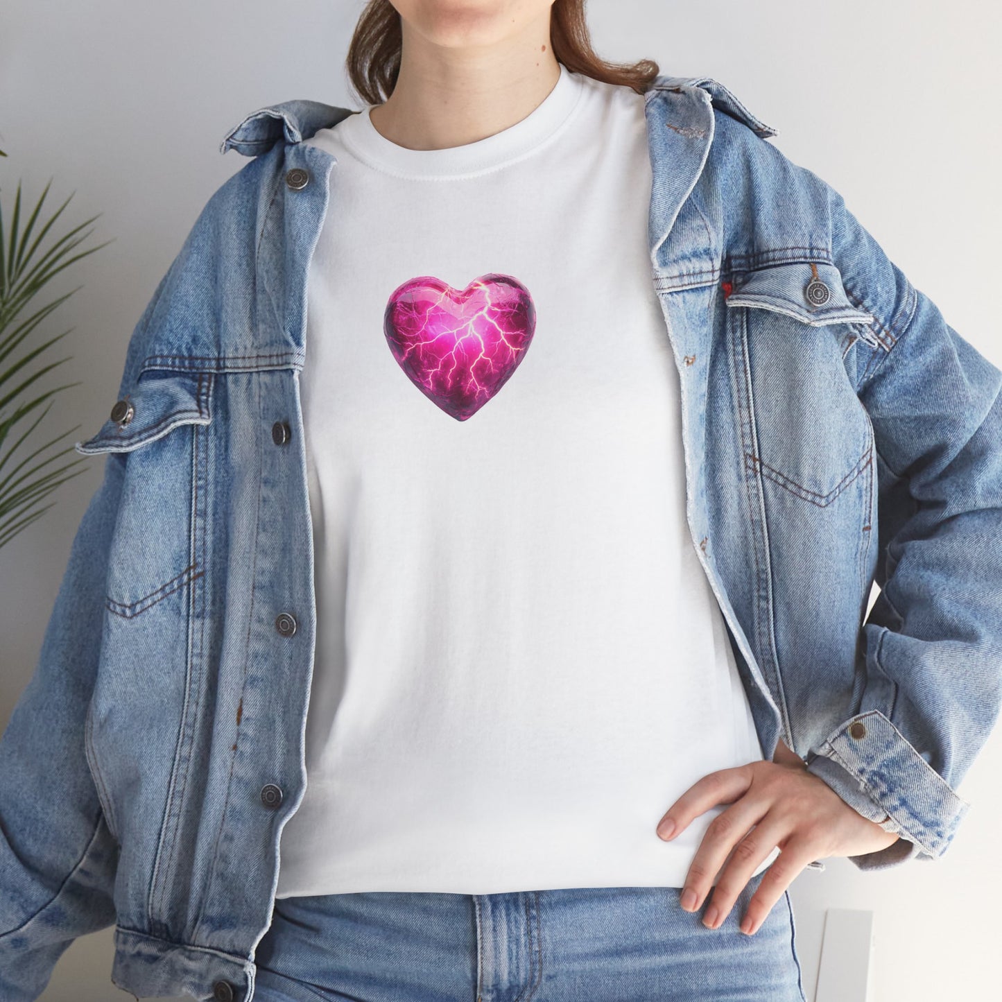 Lightning Heart T Shirt