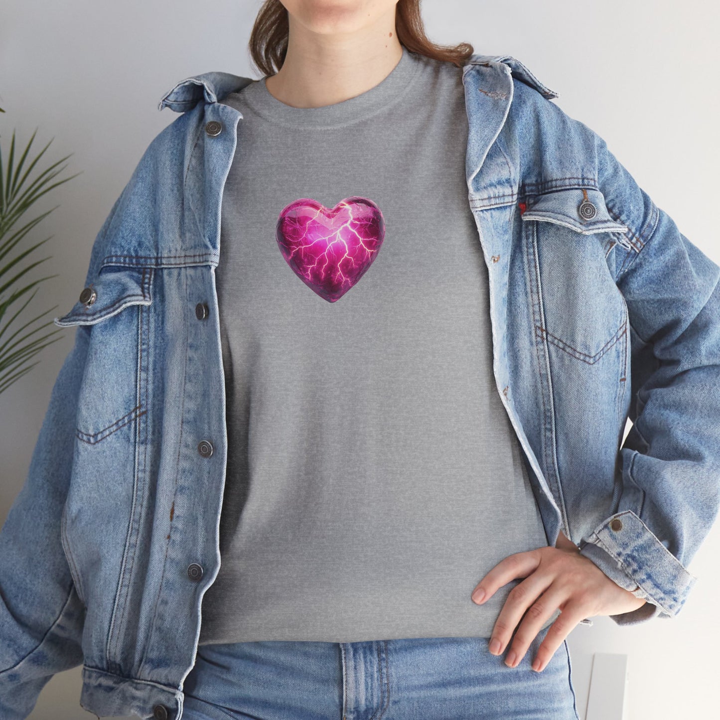 Lightning Heart T Shirt