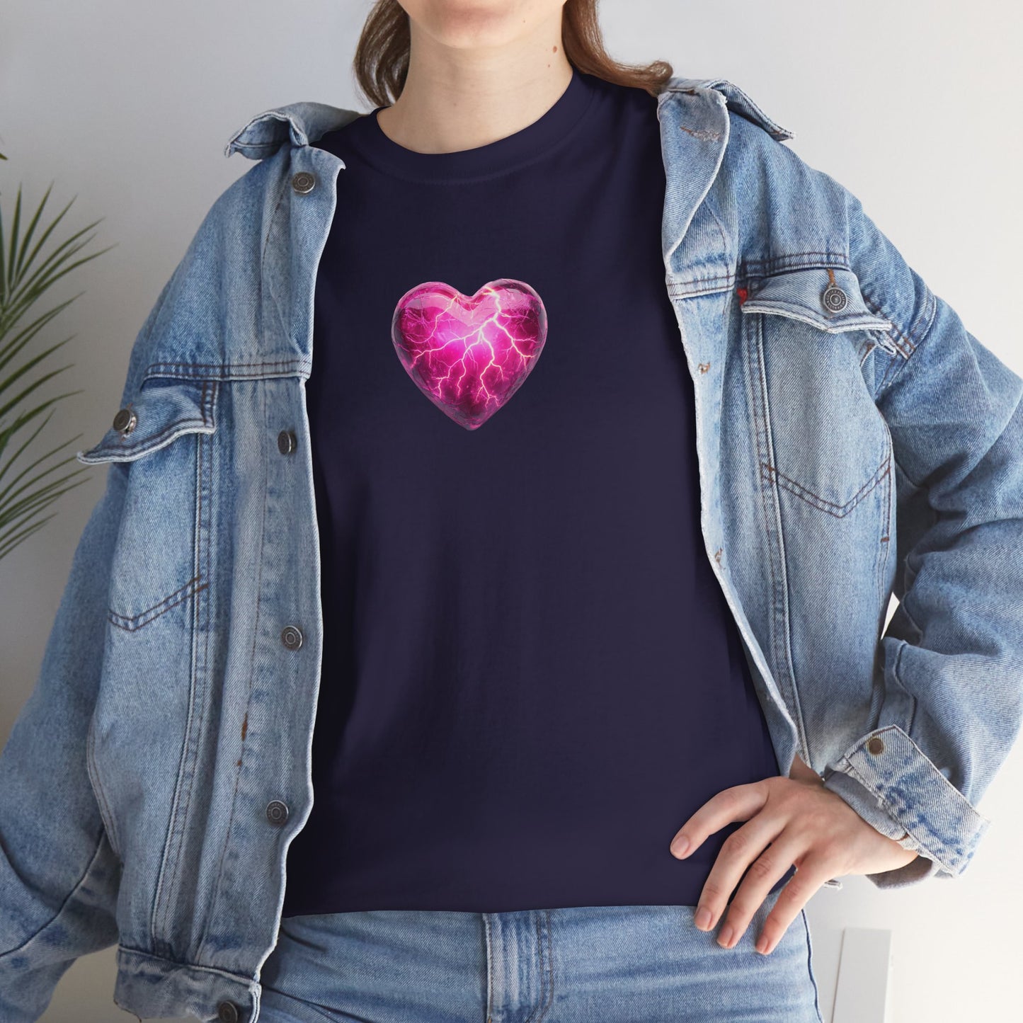 Lightning Heart T Shirt