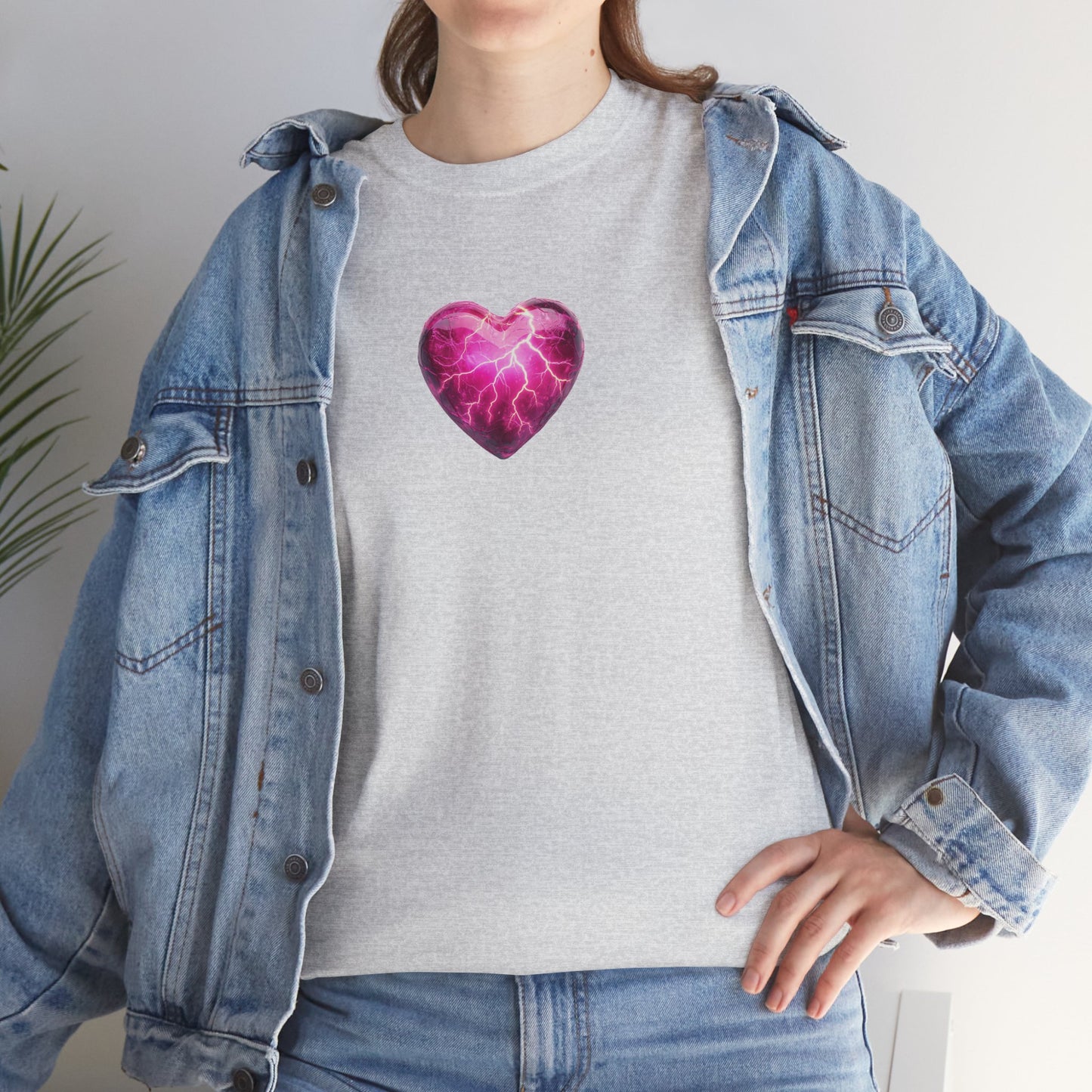 Lightning Heart T Shirt