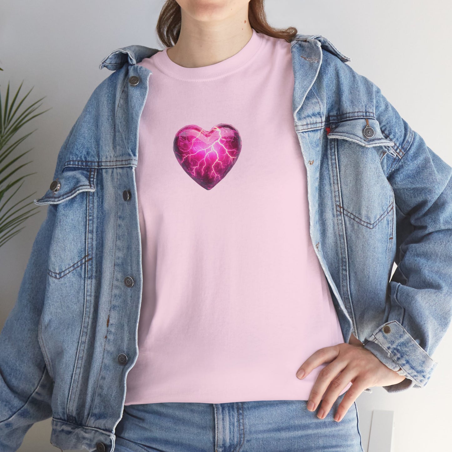 Lightning Heart T Shirt