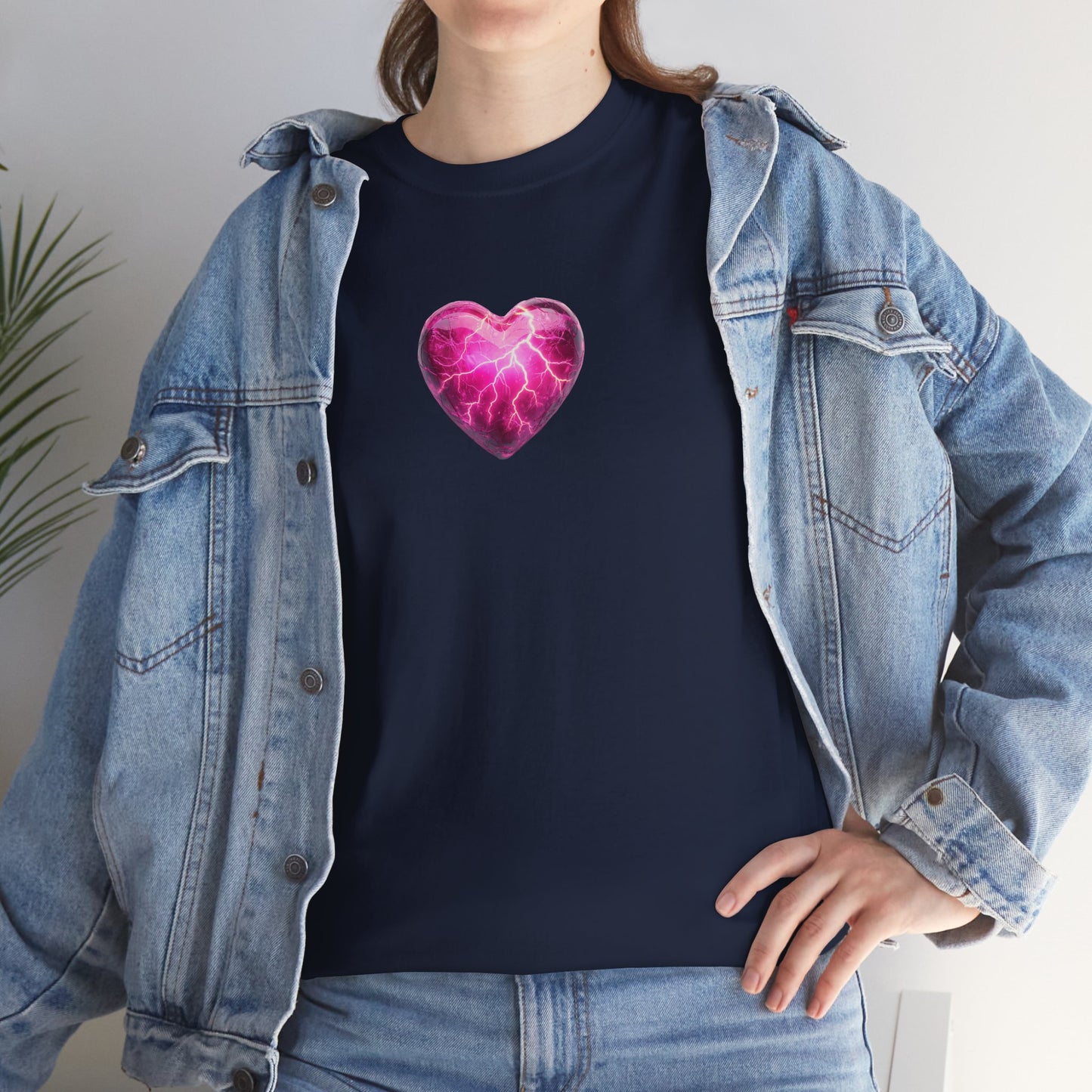 Lightning Heart T Shirt