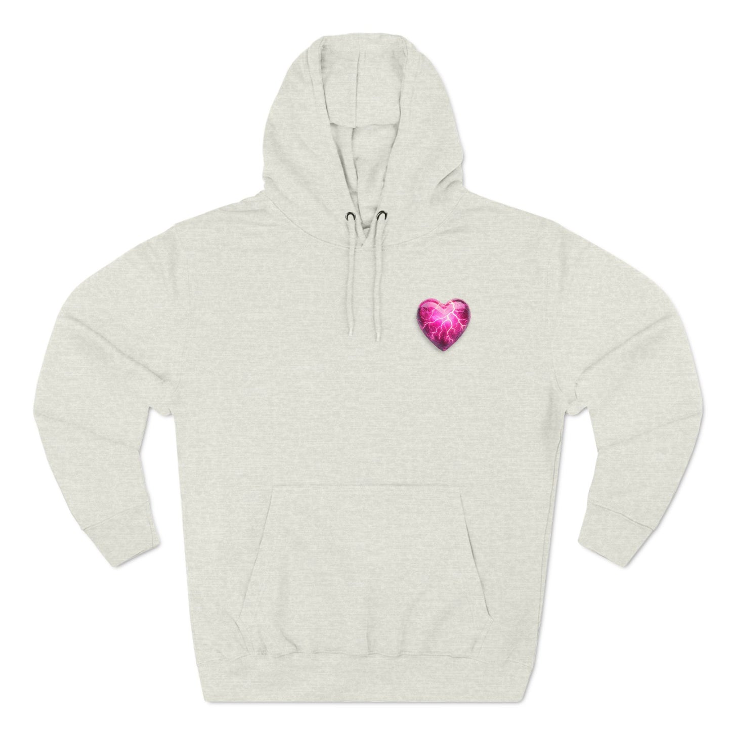 DG Fleece Pink Heart Hoodie