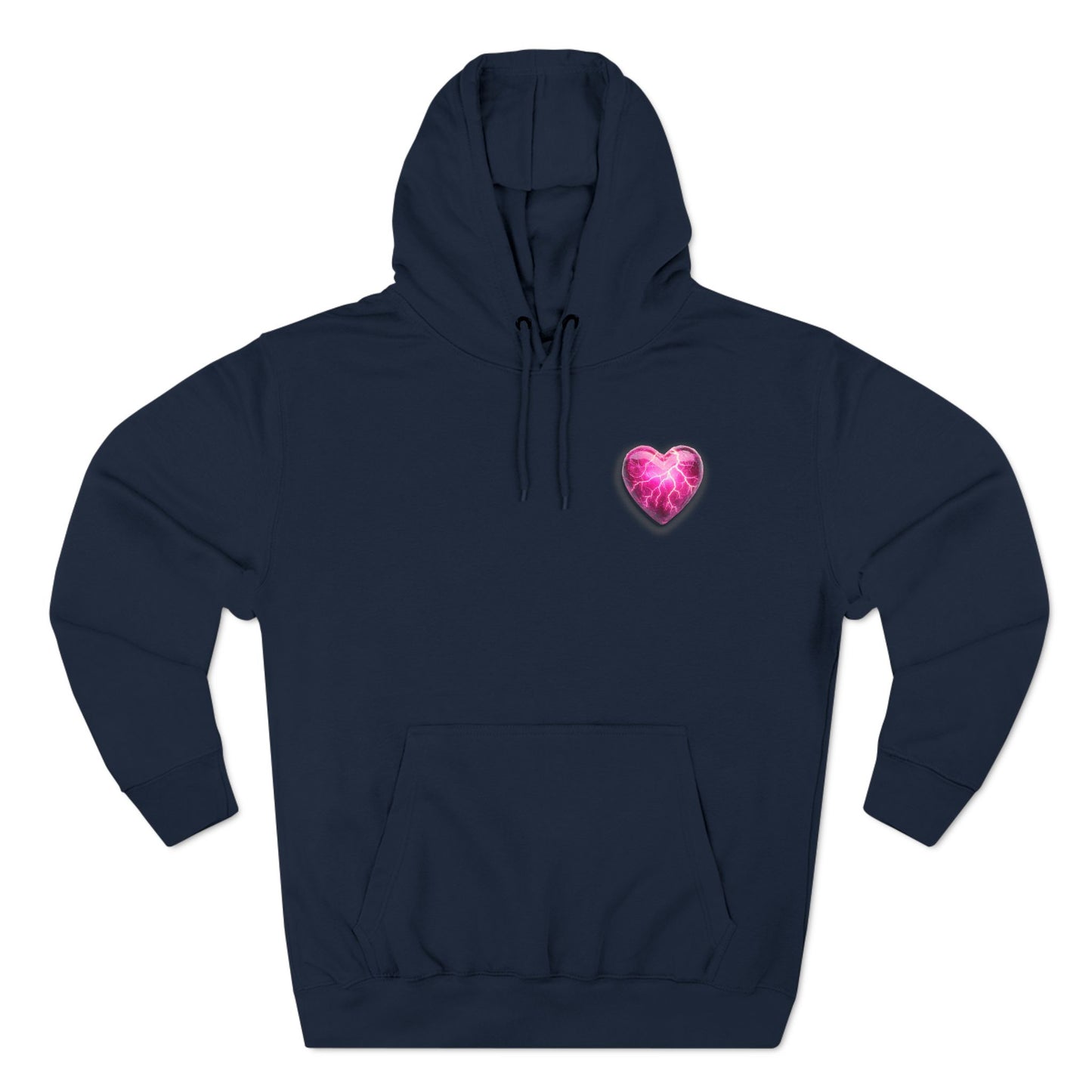 DG Fleece Pink Heart Hoodie