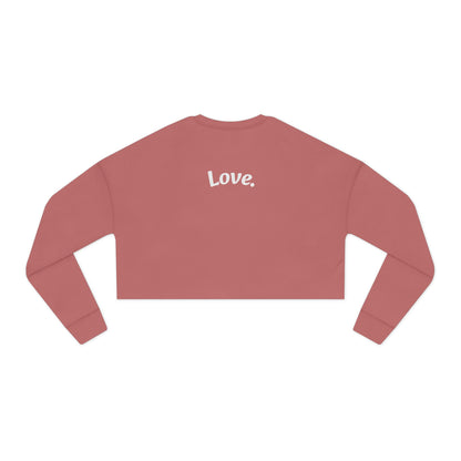 Lightning Heart Women's Cropped Sweatshirt