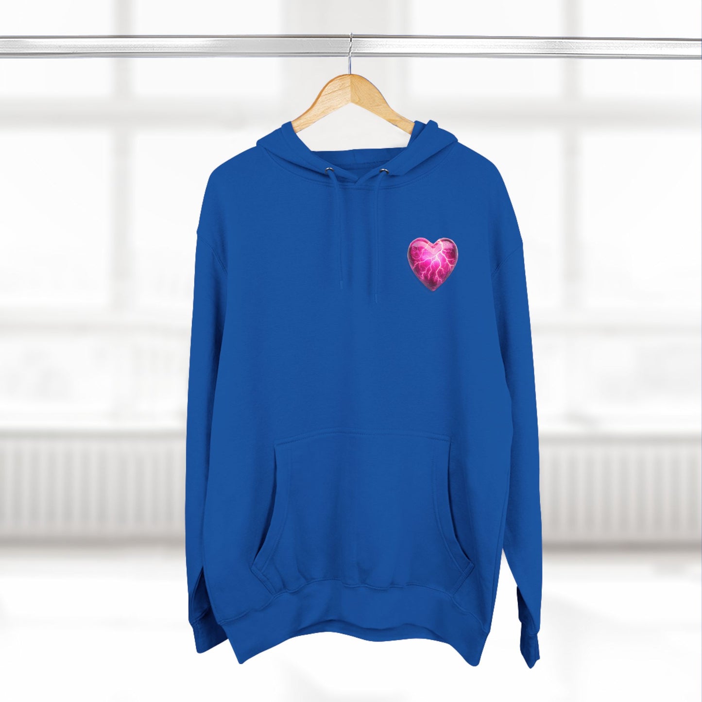 DG Fleece Pink Heart Hoodie